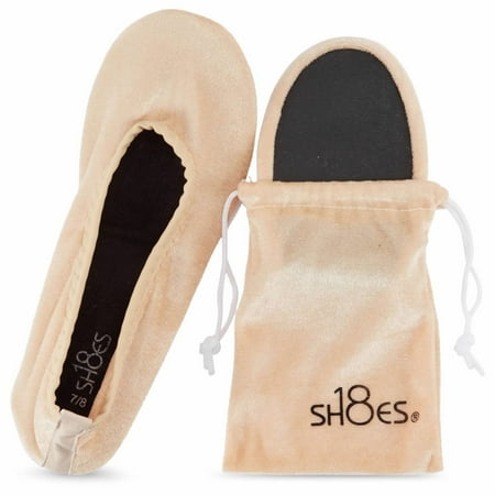 Shoes8teen Women s Foldable Portable Travel Ballet Flat Shoes w/Matching Carrying Case SH1818 Nude Micro 9/10
Shoes8teen Women s Foldable Portable Travel Ballet Flat Shoes w/Matching Carrying Case SH1818 Nude Micro 9/10