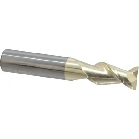 Accupro 1/2 1 LOC 1/2 Shank Diam 3 OAL 2 Flute Solid Carbide Square End Mill Single End ZrN Finish Spiral Flute 45° Helix Centercutting Right Hand Cut Right Hand Flute
Accupro 1/2 1 LOC 1/2 Shank Diam 3 OAL 2 Flute Solid Carbide Square End Mill Single End ZrN Finish Spiral Flute 45° Helix Centercutting Right Hand Cut Right Hand Flute