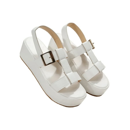 Lacyhop Women Summer Sandal Ankle Strap Platform Sandals Wedge Casual Shoes Work Thick Sole Non-Slip Beach Beige 7.5
Lacyhop Women Summer Sandal Ankle Strap Platform Sandals Wedge Casual Shoes Work Thick Sole Non-Slip Beach Beige 7.5