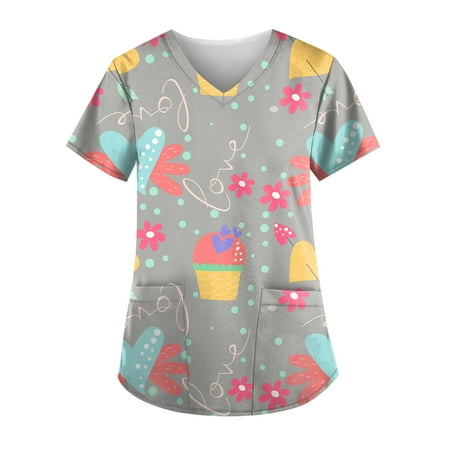 Cakiesky Scrub Uniforms Womens Comfort V-Neck Short Sleeve Nurse Uniforms Yellow XXXL
Cakiesky Scrub Uniforms Womens Comfort V-Neck Short Sleeve Nurse Uniforms Yellow XXXL