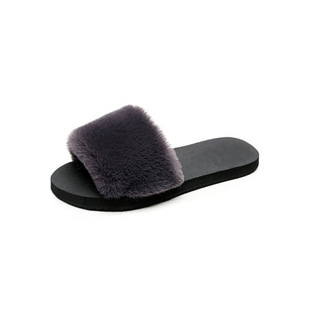 Tenmix Women s Casual Plush Slipper Bedroom Lightweight Slip On Slide Sandals Indoor Cozy Fuzzy Slippers Grey 4.5
Tenmix Women s Casual Plush Slipper Bedroom Lightweight Slip On Slide Sandals Indoor Cozy Fuzzy Slippers Grey 4.5