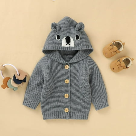 Promotion!Baby Boy Girl Cardigan Sweater Jackets Coat Spring Knitted Sweatshirts Button-up Hooded Outerwear
Promotion!Baby Boy Girl Cardigan Sweater Jackets Coat Spring Knitted Sweatshirts Button-up Hooded Outerwear
