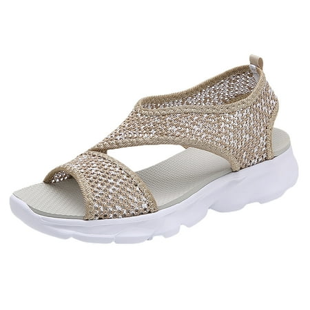 Fandiiiii Flat Sandals for Women Fashion Women Summer Mesh Beach Elatic Band Sport Casual Open Toe Wedges Soft Bottom Breathable Shoes Sandals
Fandiiiii Flat Sandals for Women Fashion Women Summer Mesh Beach Elatic Band Sport Casual Open Toe Wedges Soft Bottom Breathable Shoes Sandals