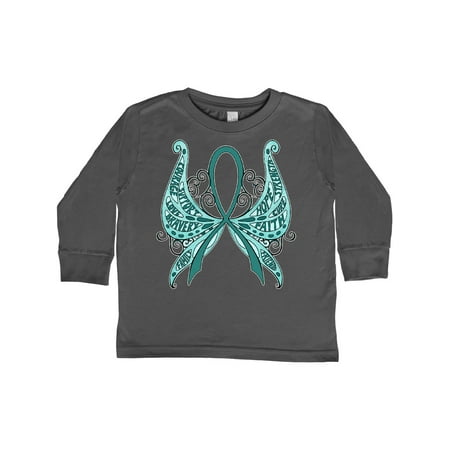 Inktastic Ovarian Cancer Awareness with Butterfly Ribbon Words Gift Toddler Boy or Toddler Girl Long Sleeve T-Shirt
Inktastic Ovarian Cancer Awareness with Butterfly Ribbon Words Gift Toddler Boy or Toddler Girl Long Sleeve T-Shirt