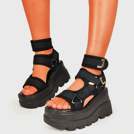 Sandals For Women Ladies Fashion Solid Wedges Casual Roman Shoes Sandals Platform Sandals
Sandals For Women Ladies Fashion Solid Wedges Casual Roman Shoes Sandals Platform Sandals
