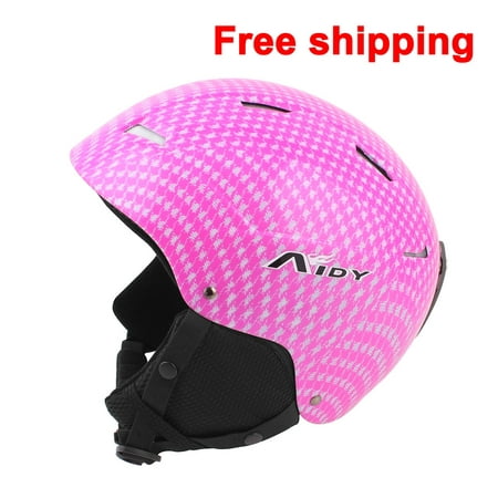 Women Men Skateboard Skiing Racing Bicycle Bike Sports Helmet Size L Pink
