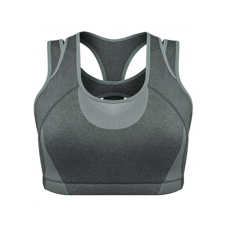 FANNYC Women s Wireless Sports Bra Mesh High Impact Racerback Sports Bras Seamless Yoga Bra Full Coverage Workout Bra For Gym Running Workout Black/Gray/Wine Red
FANNYC Women s Wireless Sports Bra Mesh High Impact Racerback Sports Bras Seamless Yoga Bra Full Coverage Workout Bra For Gym Running Workout Black/Gray/Wine Red