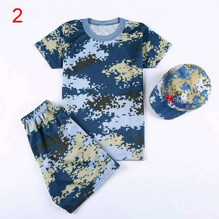 Journey Army Digital Camos wtih Cap Outfit Clothes Outfit Fits Most Kids Children(2# 150cm)
Journey Army Digital Camos wtih Cap Outfit Clothes Outfit Fits Most Kids Children(2# 150cm)