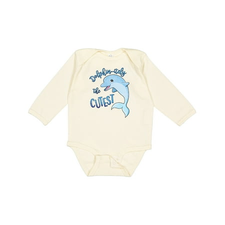 Inktastic Dolphin-itely the Cutest Gift Baby Boy or Baby Girl Long Sleeve Bodysuit
Inktastic Dolphin-itely the Cutest Gift Baby Boy or Baby Girl Long Sleeve Bodysuit