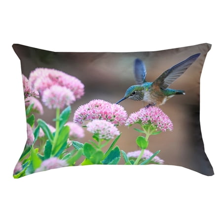 ArtVerse Andrea smi Hummingbird Pillow - Poly Twill