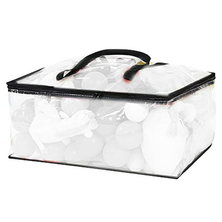 GYZEE Carrying Handle Clear Vinyl Plastic Zippered Blanket Storage Bags 55L 60X40X25Cm
GYZEE Carrying Handle Clear Vinyl Plastic Zippered Blanket Storage Bags 55L 60X40X25Cm
