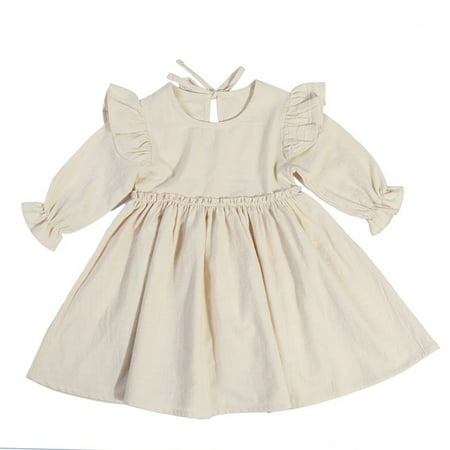 Toddler Girls Dress Long Sleeve Solid Color Dress School Party Swing Dress Tiered Ruffle Casual Swing Midi Dress
Toddler Girls Dress Long Sleeve Solid Color Dress School Party Swing Dress Tiered Ruffle Casual Swing Midi Dress