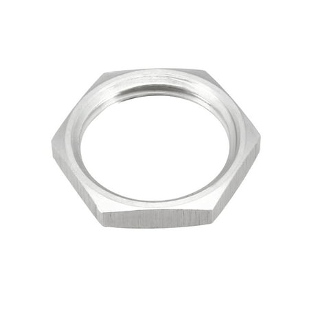 Pipe Fitting Hex Locknut SUS304 Stainless Steel G1/2 Female Threaded