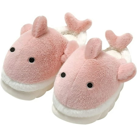 DanceeMangoo Women Mens Cozy Soft Fluffy Cute Animal Whale Shark Thick-soled House Slippers Fashion Winter Plush Faux Fur Memory Foam Indoor Shoes
DanceeMangoo Women Mens Cozy Soft Fluffy Cute Animal Whale Shark Thick-soled House Slippers Fashion Winter Plush Faux Fur Memory Foam Indoor Shoes