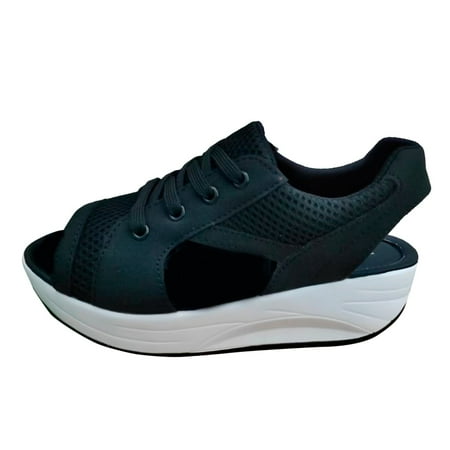 Sandals Women Comfy Round Toe Sole Wedge Heel Breathable Rocking Mesh Comfort Sports Casual Shoes
Sandals Women Comfy Round Toe Sole Wedge Heel Breathable Rocking Mesh Comfort Sports Casual Shoes