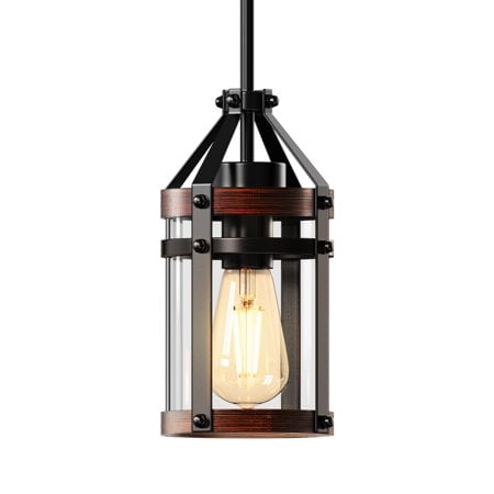 Retro Farmhouse Glass Pendant Light Fixtures Pendant Lighting for Kitchen Island Length Adjustable Dark Red Wood Color
Retro Farmhouse Glass Pendant Light Fixtures Pendant Lighting for Kitchen Island Length Adjustable Dark Red Wood Color