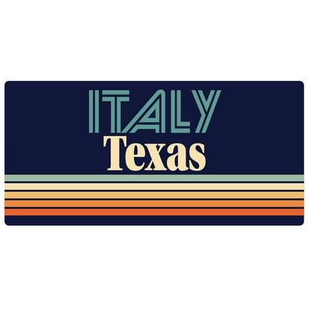 Italy Texas 5 x 2.5-Inch Fridge Magnet Retro Design