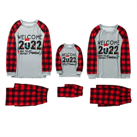 Family Matching Clothes Outfits Pajamas Christmas Sleepwear Letter Kids Parent-Child Set Nightwear Top Pants
Family Matching Clothes Outfits Pajamas Christmas Sleepwear Letter Kids Parent-Child Set Nightwear Top Pants