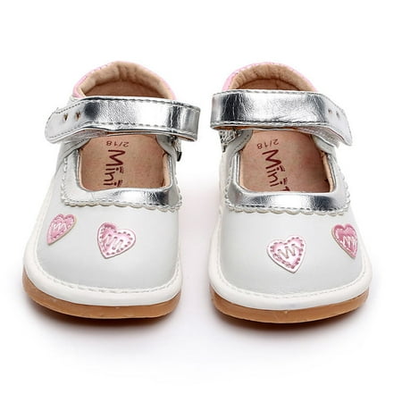 Toyella Non-slip children s shoes for girls and babies White 4 yards