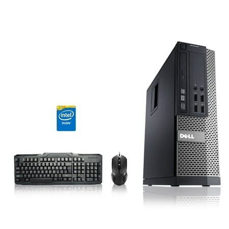 Refurbished - Dell Optiplex Desktop Computer 3.2 GHz Core i5 Tower PC, 8GB, 500GB HDD, Windows 10 Home x64, NVIDIA Geforce GT720 HDMI/VGA/DVI 1GB DDR3, USB Mouse & Keyboard