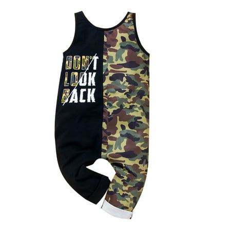 Infant Baby Boy Romper Newborn Summer Clothes Camouflage Letters Print Sleeveless Jumpsuit Baby Boy Onesie Outfits 0-18 Months
Infant Baby Boy Romper Newborn Summer Clothes Camouflage Letters Print Sleeveless Jumpsuit Baby Boy Onesie Outfits 0-18 Months