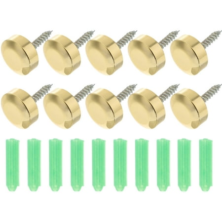 NUOLUX 10Pcs Decorative Mirror Screws Fasteners for Sign Advertising Construction
NUOLUX 10Pcs Decorative Mirror Screws Fasteners for Sign Advertising Construction