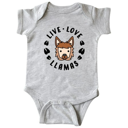 Inktastic Life Love Llamas Gift Baby Boy or Baby Girl Bodysuit