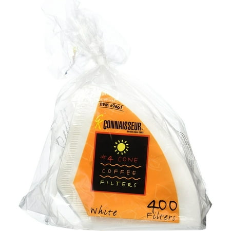 HTYSUPPLY #4 Cone Coffee Filters - Oxygen Cleansed- 400 Count White CECOMINOD065352
HTYSUPPLY #4 Cone Coffee Filters - Oxygen Cleansed- 400 Count White CECOMINOD065352