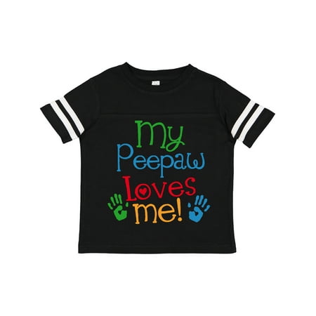Inktastic My Peepaw Loves Me Gift Toddler Boy or Toddler Girl T-Shirt
