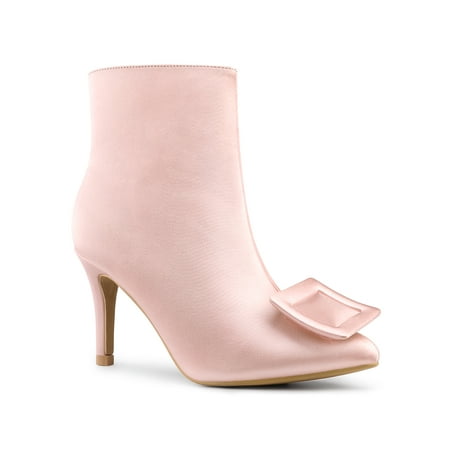 Allegra K Women s Pointed Toe Buckle Stiletto Heel Ankle Boots
Allegra K Women s Pointed Toe Buckle Stiletto Heel Ankle Boots