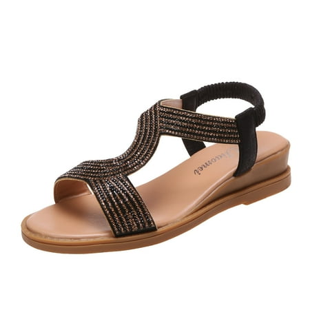 KmaiSchai Flatform Slides Women S Summer Rhinestones Non Slip Elastic Band Fish Mouth Wedges Beach Open Toe Breathable Sandals Shoes Women S Sandals Size 8 1/2 Close Toed Sandals Women Womens Nine S
KmaiSchai Flatform Slides Women S Summer Rhinestones Non Slip Elastic Band Fish Mouth Wedges Beach Open Toe Breathable Sandals Shoes Women S Sandals Size 8 1/2 Close Toed Sandals Women Womens Nine S