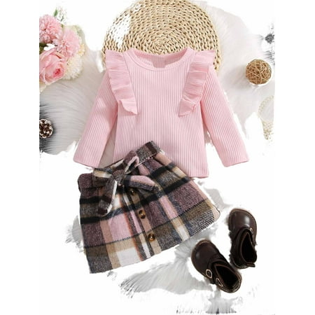 Cute Colorblock Round Neck Long Sleeve Pink Toddler Girls Two-piece Outfits (Girl s)
Cute Colorblock Round Neck Long Sleeve Pink Toddler Girls Two-piece Outfits (Girl s)