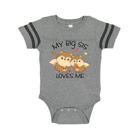 Inktastic My Big Sis Loves Me with Cute Squirrels in Autumn Gift Baby Boy or Baby Girl Bodysuit
Inktastic My Big Sis Loves Me with Cute Squirrels in Autumn Gift Baby Boy or Baby Girl Bodysuit