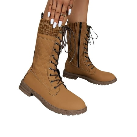 SIMANLAN Women Casual Mid-Calf Boots Fashion Low Heel Walking Comfort Side Zipper Winter Shoes Dark Brown 5.5
SIMANLAN Women Casual Mid-Calf Boots Fashion Low Heel Walking Comfort Side Zipper Winter Shoes Dark Brown 5.5