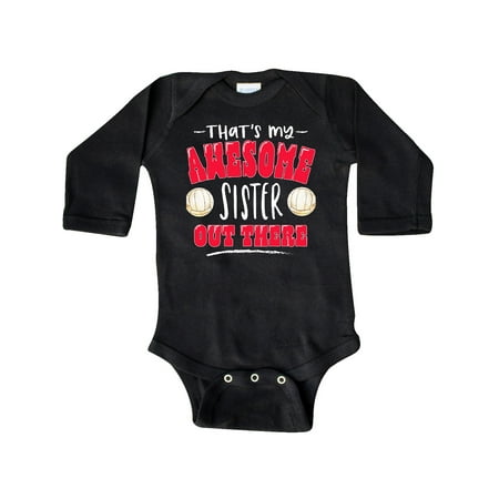 Inktastic That s My Awesome Sister Out There with Volleyball Gift Baby Boy or Baby Girl Long Sleeve Bodysuit
Inktastic That s My Awesome Sister Out There with Volleyball Gift Baby Boy or Baby Girl Long Sleeve Bodysuit