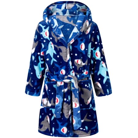 Kids Little Boys Girls Cartoon Animal Hooded Bathrobe Toddler Robe Pajamas Sleepwear (Blue shark robe 2-3T)
Kids Little Boys Girls Cartoon Animal Hooded Bathrobe Toddler Robe Pajamas Sleepwear (Blue shark robe 2-3T)