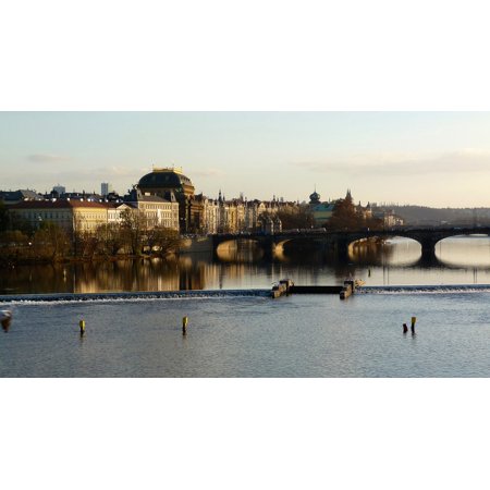 Peel-n-Stick Poster of Vltava Prague Czech Republic Poster 24x16 Adhesive Decal