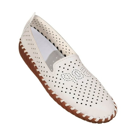 Lovskoo 2024 Women s Loafers Closed Toe Hand Made Solid Color Hollow Out Casual Soft Soles Shoes White
Lovskoo 2024 Women s Loafers Closed Toe Hand Made Solid Color Hollow Out Casual Soft Soles Shoes White