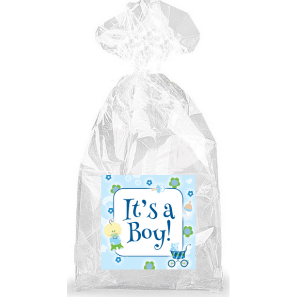 It's a Boy! Party Favor Bags with Ties - 12pack