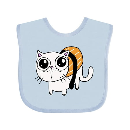 Inktastic Sushi Cat Gift Baby Boy or Baby Girl Bib