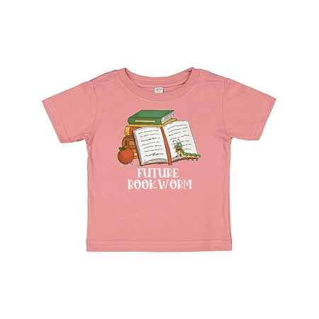Inktastic Future Bookworm Gift Baby Boy or Baby Girl T-Shirt