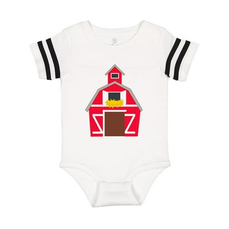 Inktastic Farming Large Red Barn with Hay Gift Baby Boy or Baby Girl Bodysuit 
Inktastic Farming Large Red Barn with Hay Gift Baby Boy or Baby Girl Bodysuit