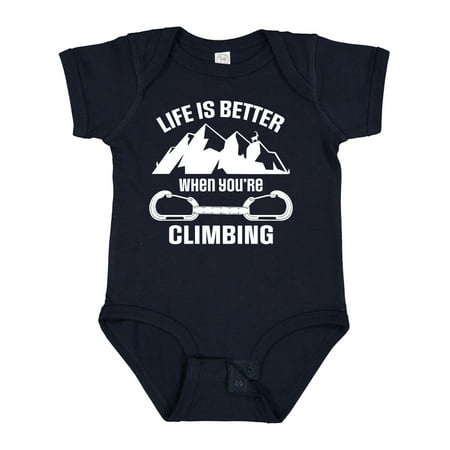 Inktastic Rock Climbing Mountains Gift Baby Boy or Baby Girl Bodysuit