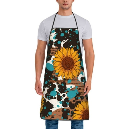Wukai Vintage Sunflowes Print Aprons Adjustable Bib Aprons Cooking Kitchen Chef Apron for Women and Men
Wukai Vintage Sunflowes Print Aprons Adjustable Bib Aprons Cooking Kitchen Chef Apron for Women and Men