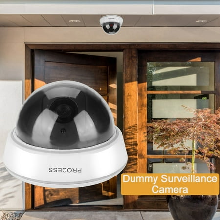 Surveillance Camera Dummy Surveillance Camera White Dome Dummy Home Security Surveillance Camera With Simulated IR Flashing Red Lights
Surveillance Camera Dummy Surveillance Camera White Dome Dummy Home Security Surveillance Camera With Simulated IR Flashing Red Lights