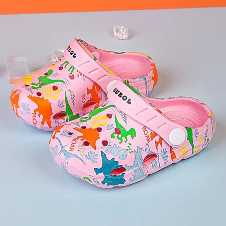 GEDER-S Kids Cartoon Dinosaur Garden Clogs Slipper Non-slip Slip-on Water Shoes Breathable Sandals Outdoor For Boys And Girls
GEDER-S Kids Cartoon Dinosaur Garden Clogs Slipper Non-slip Slip-on Water Shoes Breathable Sandals Outdoor For Boys And Girls
