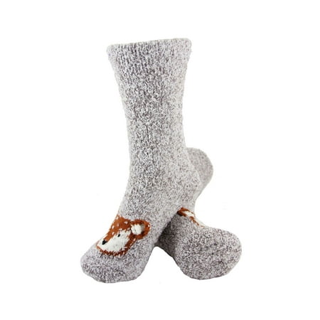 Super Soft Warm Cute Animal Non-Slip Fuzzy Fluffy Crew Winter Home Socks Cream Cow Extra Large - 3 Pairs
Super Soft Warm Cute Animal Non-Slip Fuzzy Fluffy Crew Winter Home Socks Cream Cow Extra Large - 3 Pairs