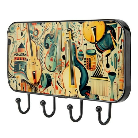 Musical Instrument Music Self Adhesive Towel Coat Wood Iron Hooks for Home Keys Door Outdoor Home Improvement Utility Hook
Musical Instrument Music Self Adhesive Towel Coat Wood Iron Hooks for Home Keys Door Outdoor Home Improvement Utility Hook