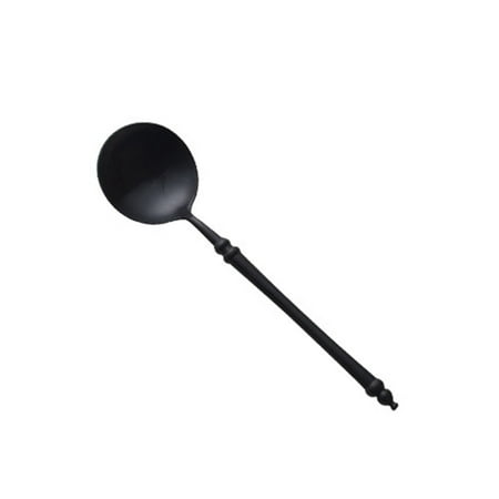 Stainless Steel Tableware Spoon Long Handle Dessert Ice Cream Stirring Spoon Creative Coffee Tea Mixing Spoon Kitchen Products