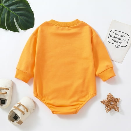 Vedolay Baby Bodysuit Boy s Floral Print Ruffle Long Sleeve Round Neck Wide Leg Jumpsuit Pants Orange 9-12 Months
Vedolay Baby Bodysuit Boy s Floral Print Ruffle Long Sleeve Round Neck Wide Leg Jumpsuit Pants Orange 9-12 Months